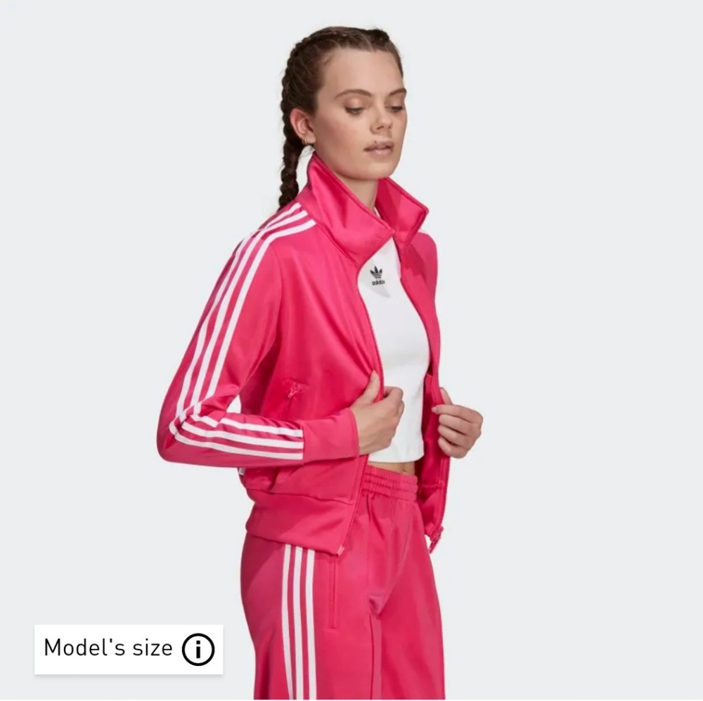 Adidas Pink Matching Set Track Jacket with Track Pants